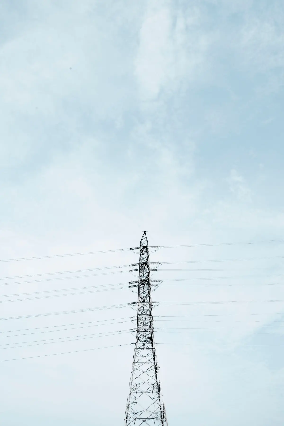 High-voltage transmission tower representing FRP electrical utility applications